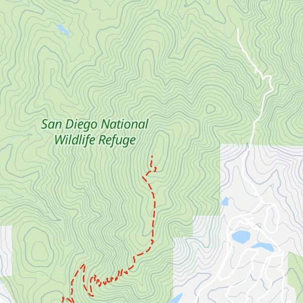 Map of Mother Miguel Mountain