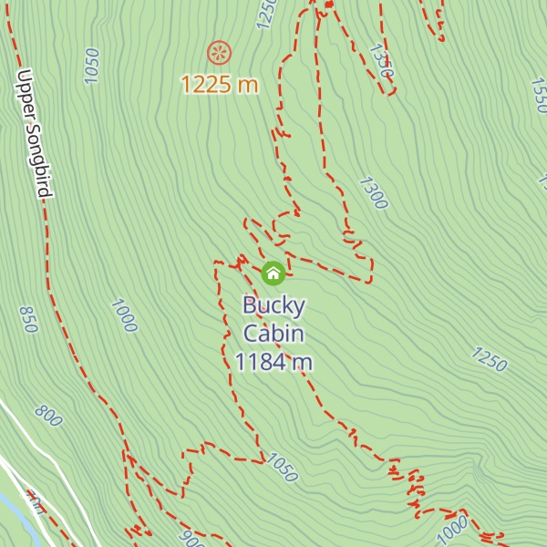 Map of Bucky Cabin