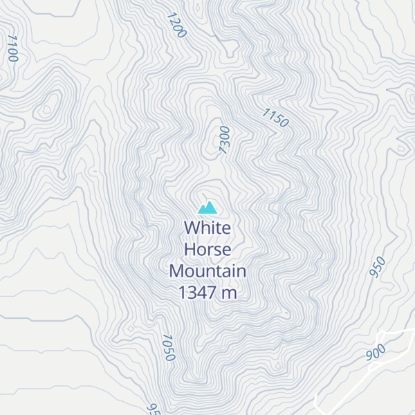 Map of White Horse Mountain