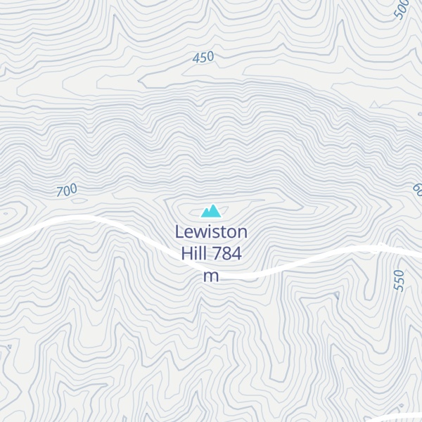Map of Lewiston Hill