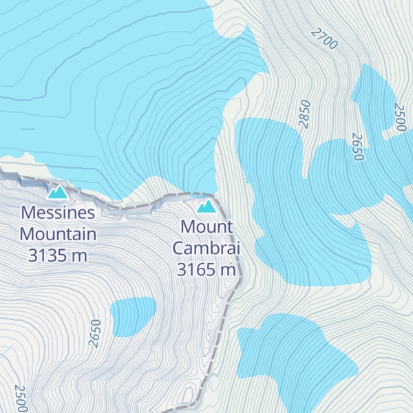 Map of Mount Cambrai