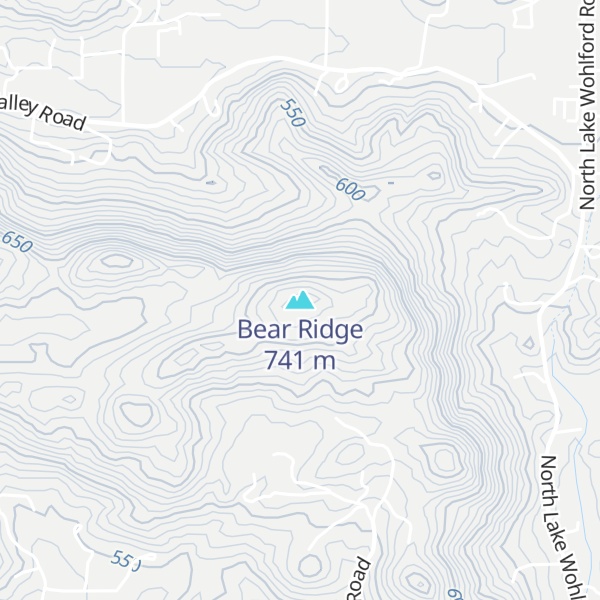 Map of Bear Ridge