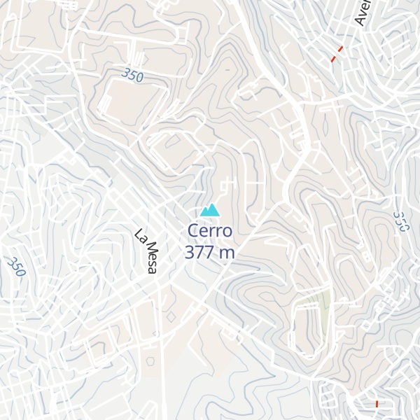 Map of Cerro