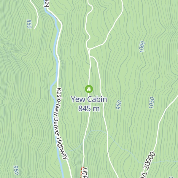 Map of Yew Cabin