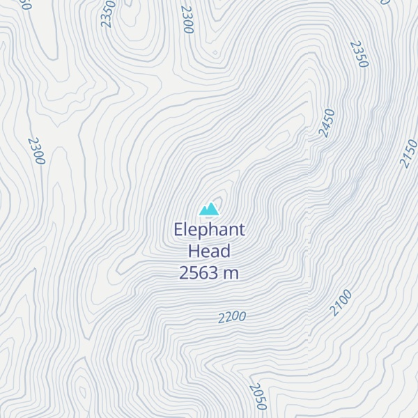 Map of Elephant Head