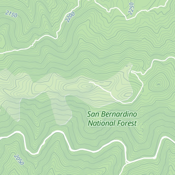 Map of Butler Peak