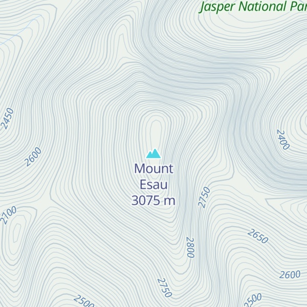 Map of Mount Esau