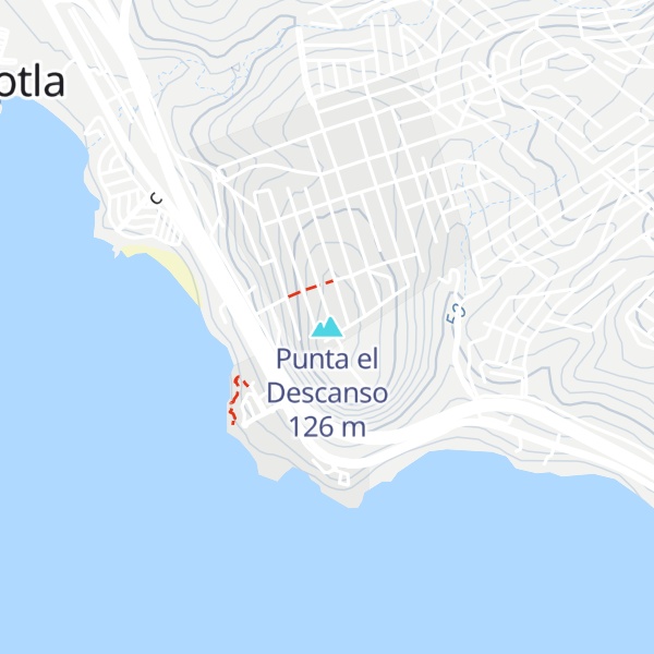 Map of Punta el Descanso