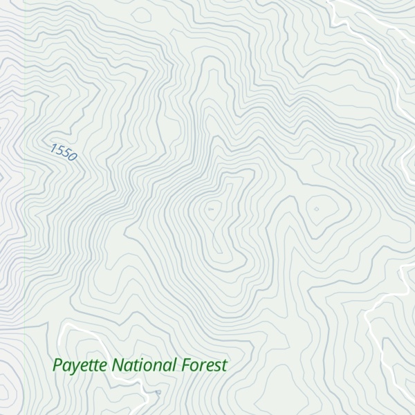Map of Monroe Butte