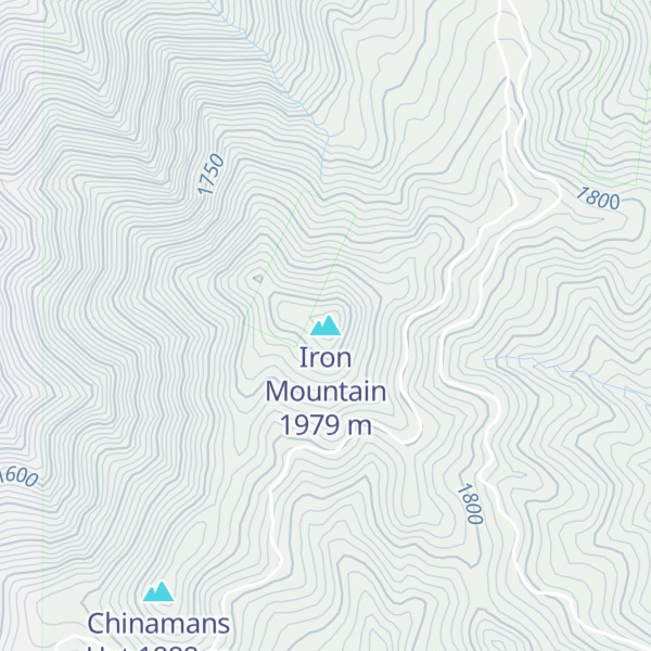 Map of Iron Mountain