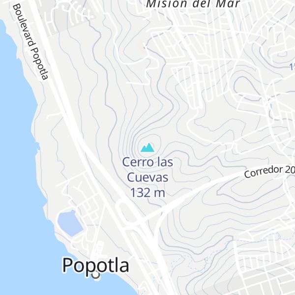 Map of Cerro las Cuevas