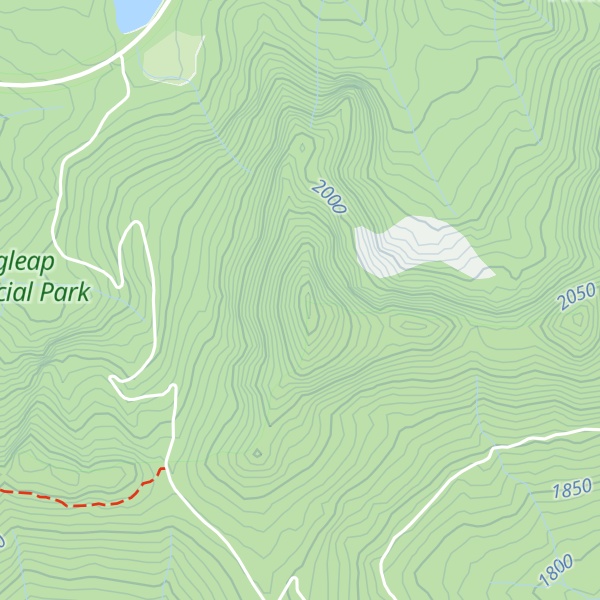 Map of Baldy Rocks