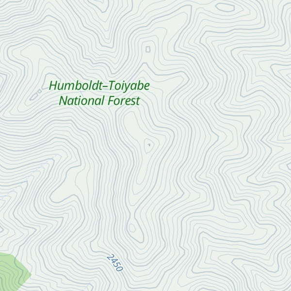 Map of Telegraph Peak