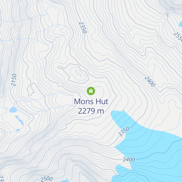 Map of Mons Hut
