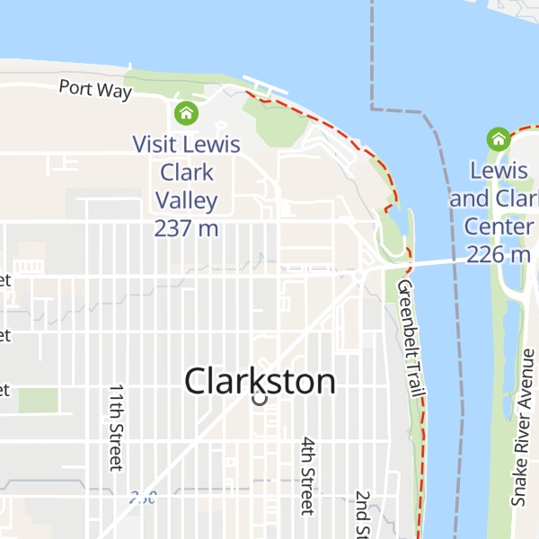 Map of Lewis Clark Valley Chamber of Commerce