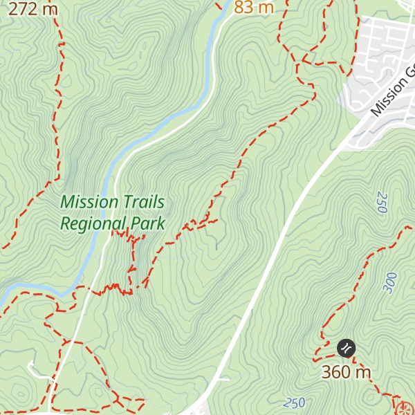 Map of Kwaay Paay Peak