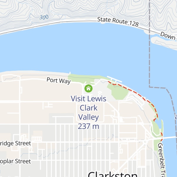 Map of Visit Lewis Clark Valley