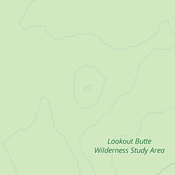 Map of Defeat Butte