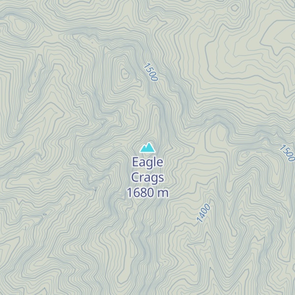 Map of Eagle Crags