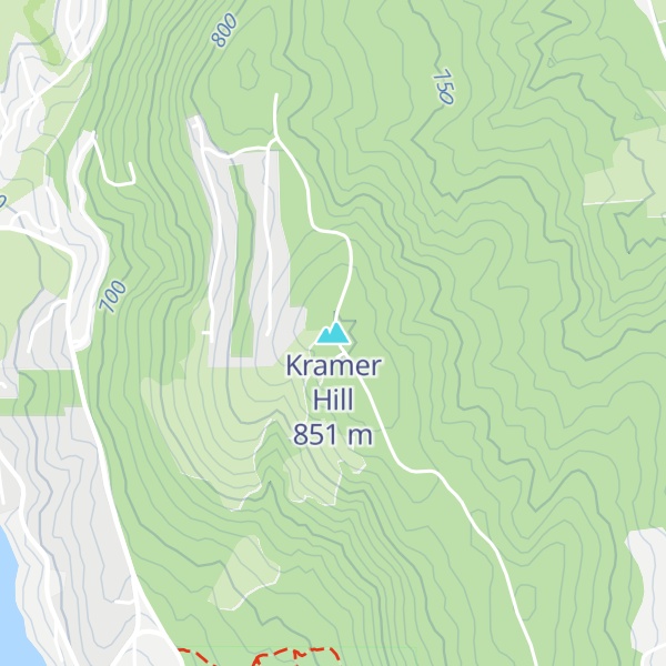 Map of Kramer Hill