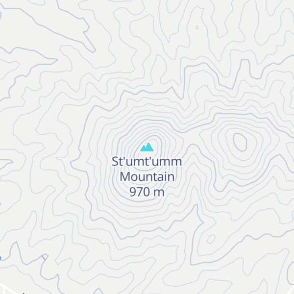 Map of St'umt'umm Mountain