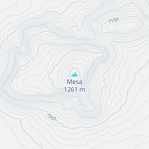 Map of Mesa
