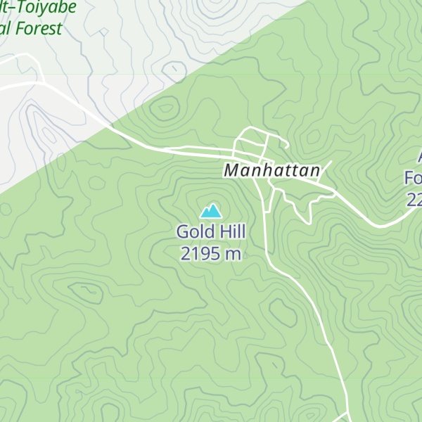Map of Gold Hill