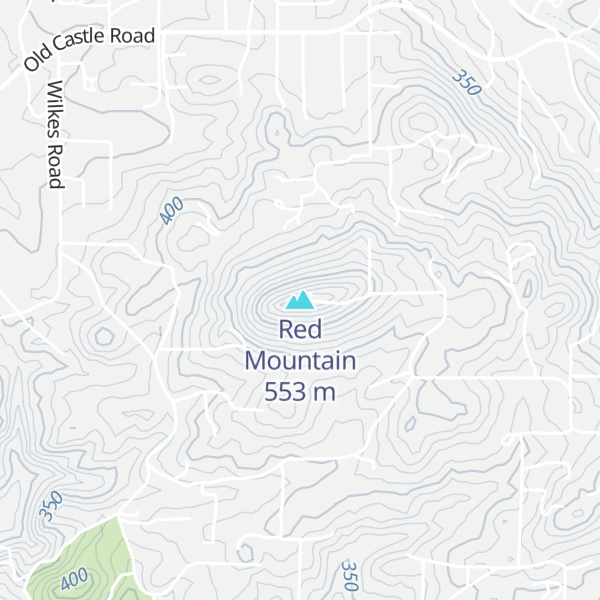 Map of Red Mountain