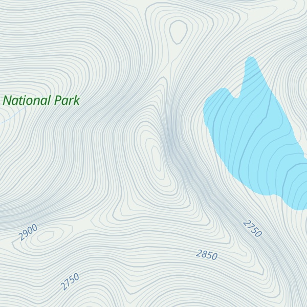 Map of Copia Peak