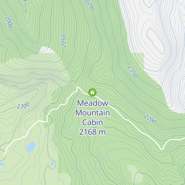 Map of Meadow Mountain Cabin