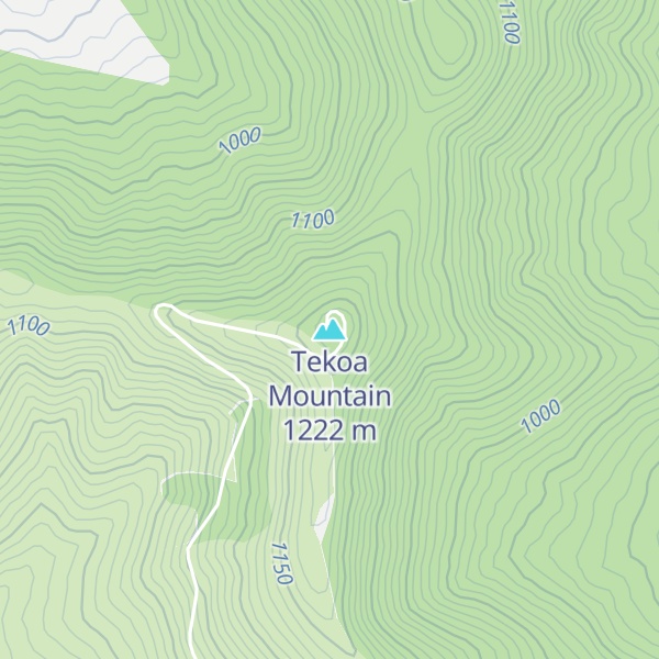 Map of Tekoa Mountain