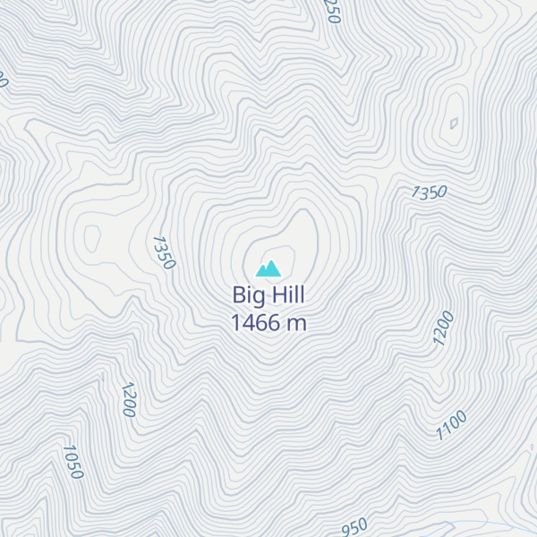 Map of Big Hill