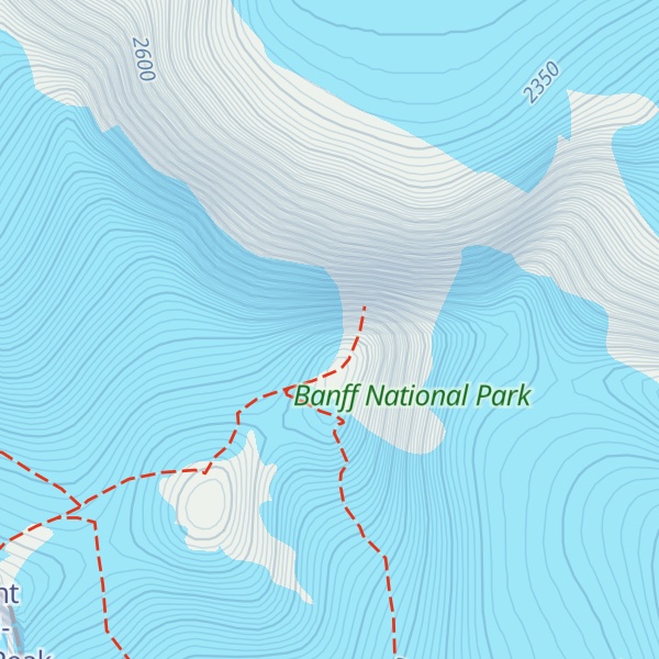 Map of Rudolph Peak