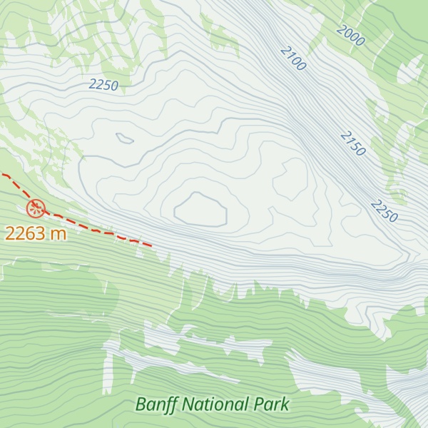 Map of Parker Ridge