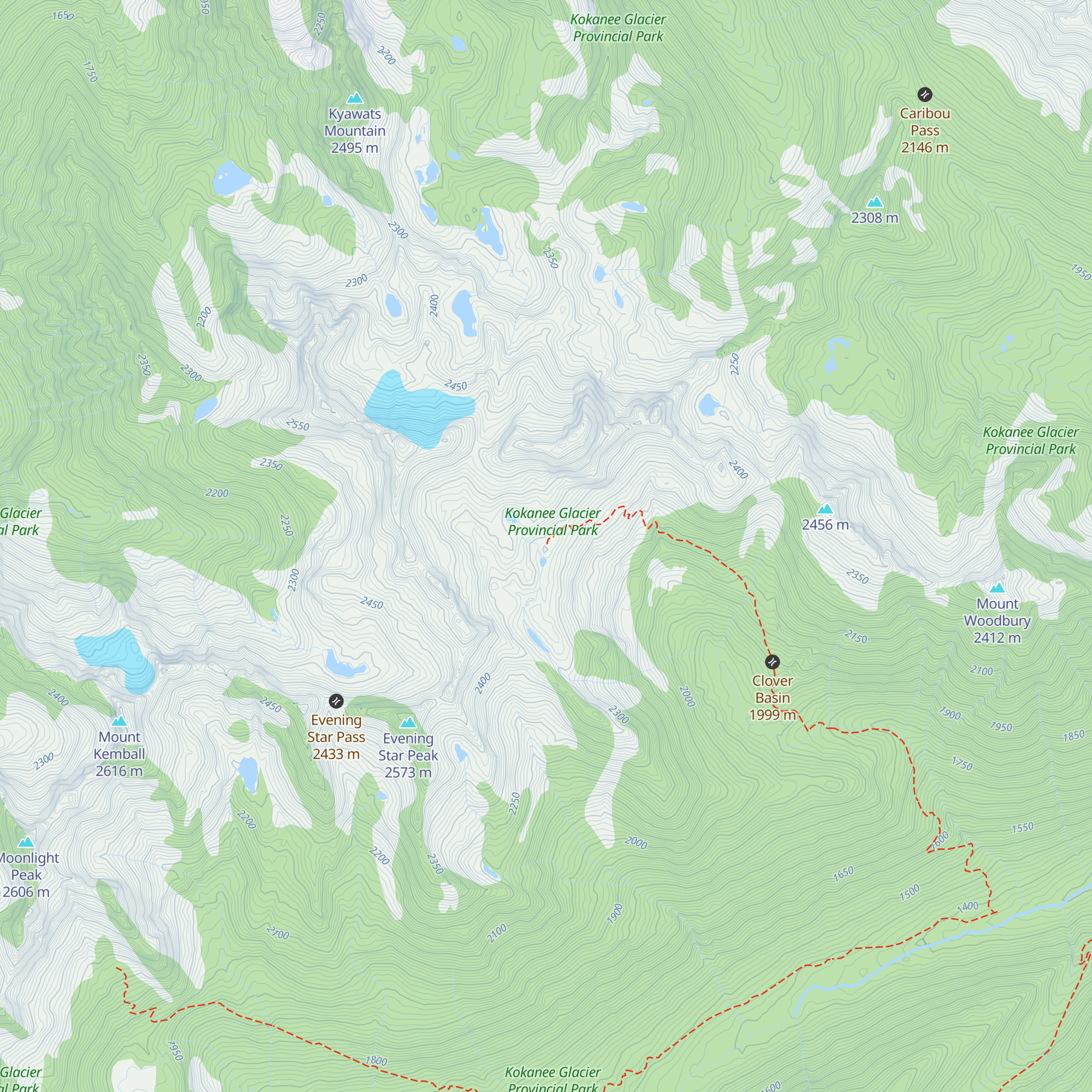 Silver Spray Cabin map