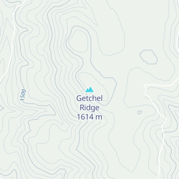 Map of Getchel Ridge