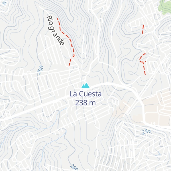 Map of La Cuesta
