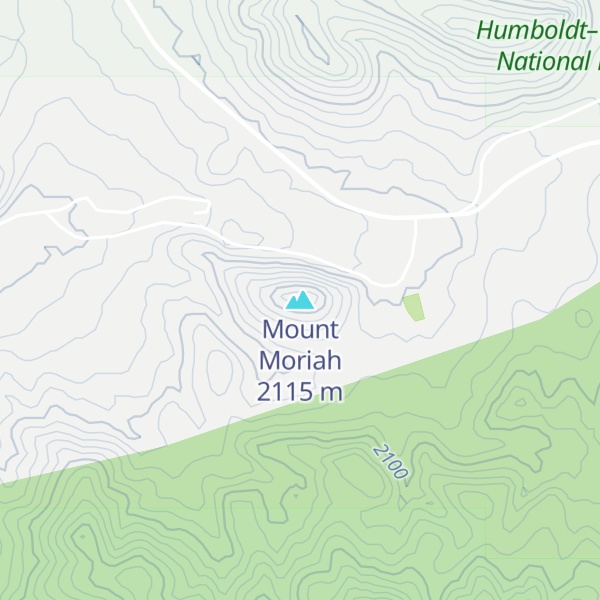 Map of Mount Moriah