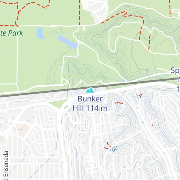 Map of Bunker Hill