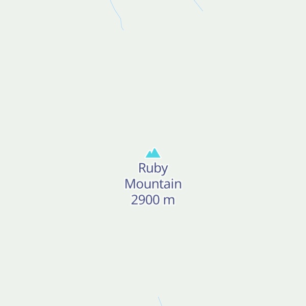 Map of Ruby Mountain
