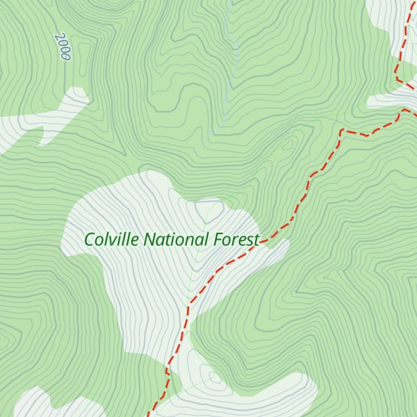 Map of Mankato Mountain