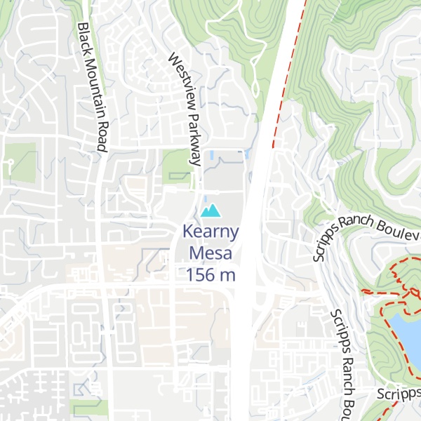 Map of Kearny Mesa