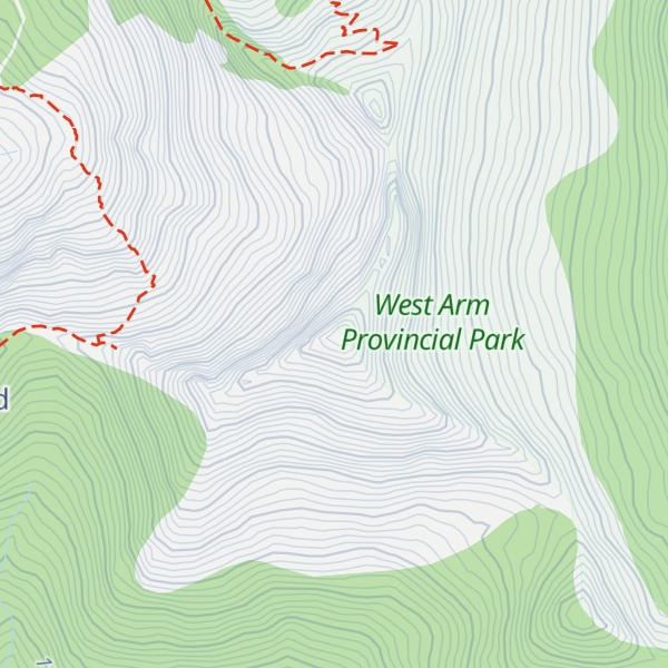 Map of Ymir Mountain