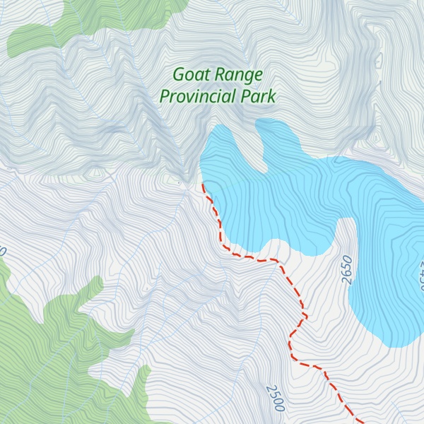 Map of Mount Brennan
