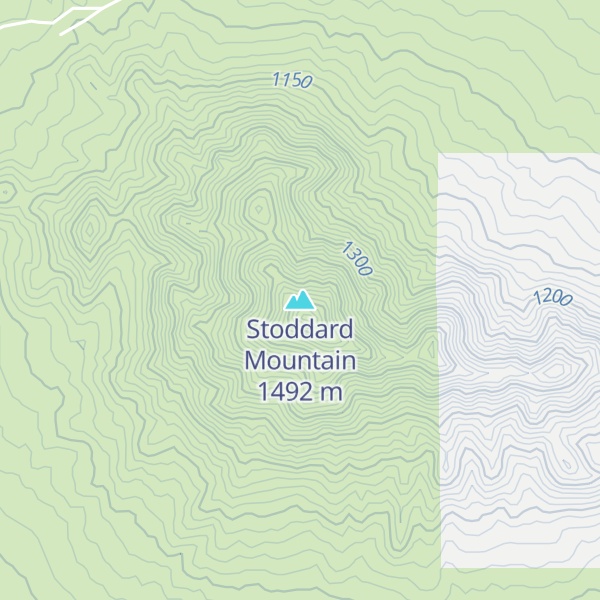 Map of Stoddard Mountain