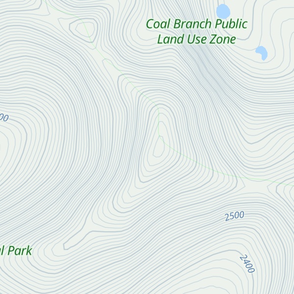 Map of GMMC Mountain