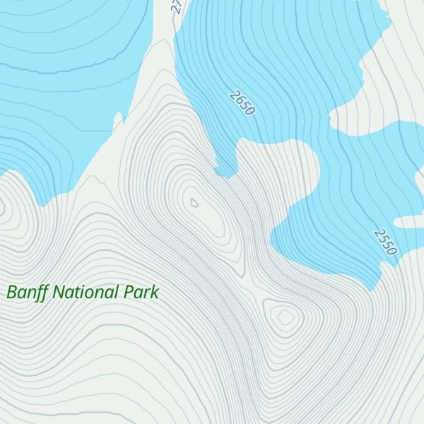 Map of Mount Saskatchewan NW3.3