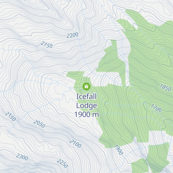 Map of Icefall Lodge