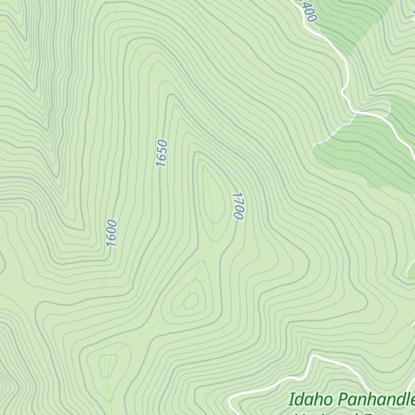 Map of Pelke Divide