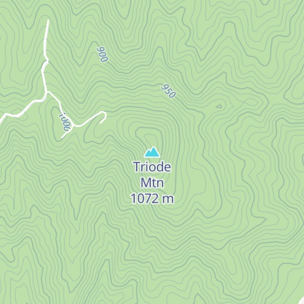 Map of Triode Mtn